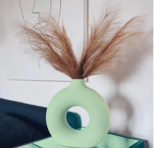 Donut vase 3pc set c-green 