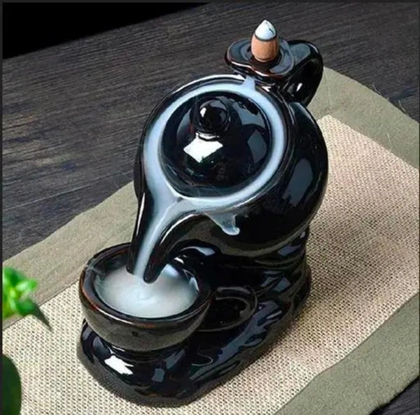 Smoke fountain showpiece 