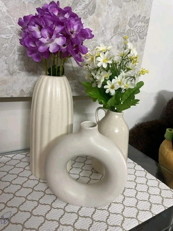 Ceramic vases 3pc set 