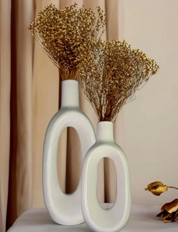 Ceramic Bottle vases 2pc