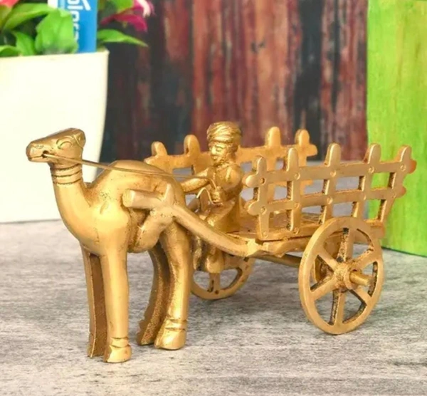  Brass camel Rajasthan showpiece  - 