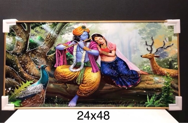 Crystal painting NY01 - Size 24 x 48 inch