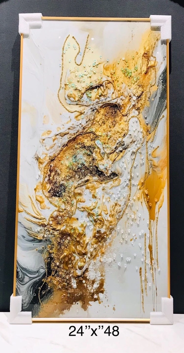 Crystal painting NY02 - Size 24 x 48 inch