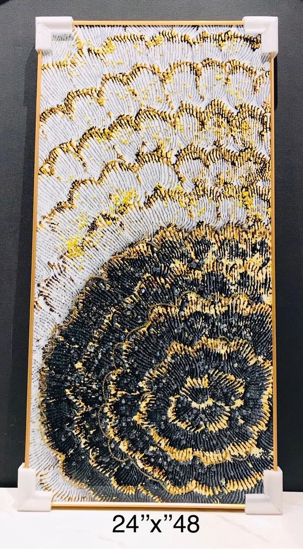 Crystal painting NY06 - Size 24 x 48 inch