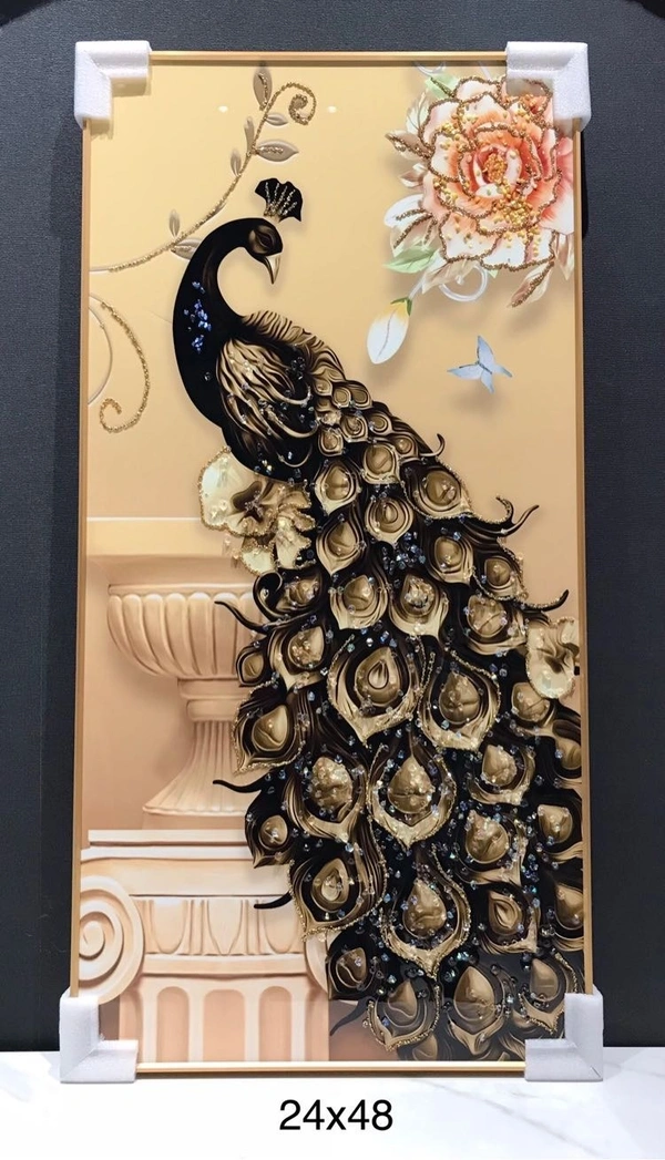 Crystal painting NY08 - Size 24 x 48 inch