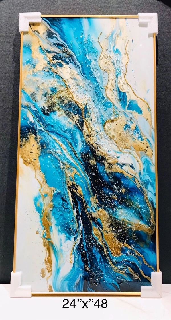Crystal painting NY09 - Size 24 x 48 inch