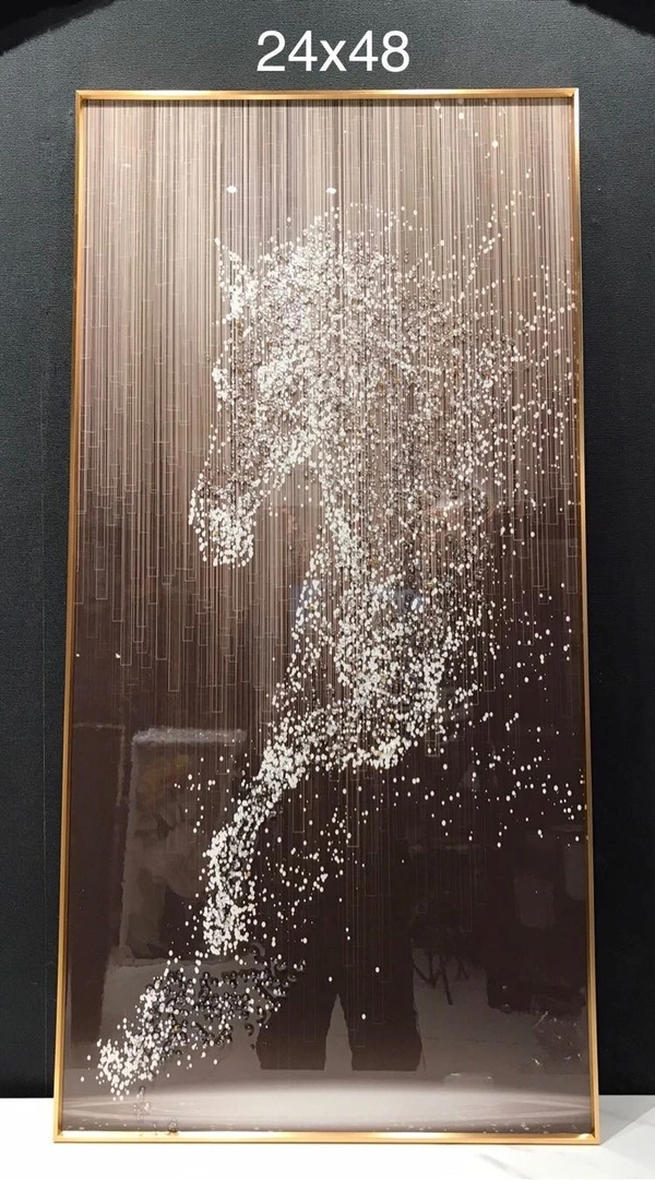 Crystal painting NY11 - Size 24 x 48 inch