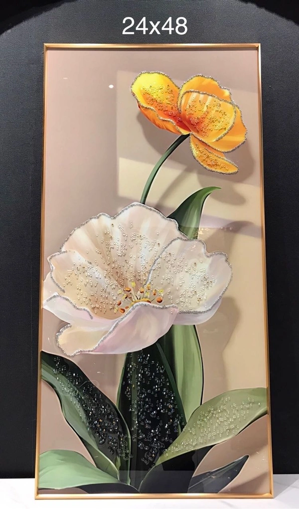 Crystal painting NY13 - Size 24 x 48 inch