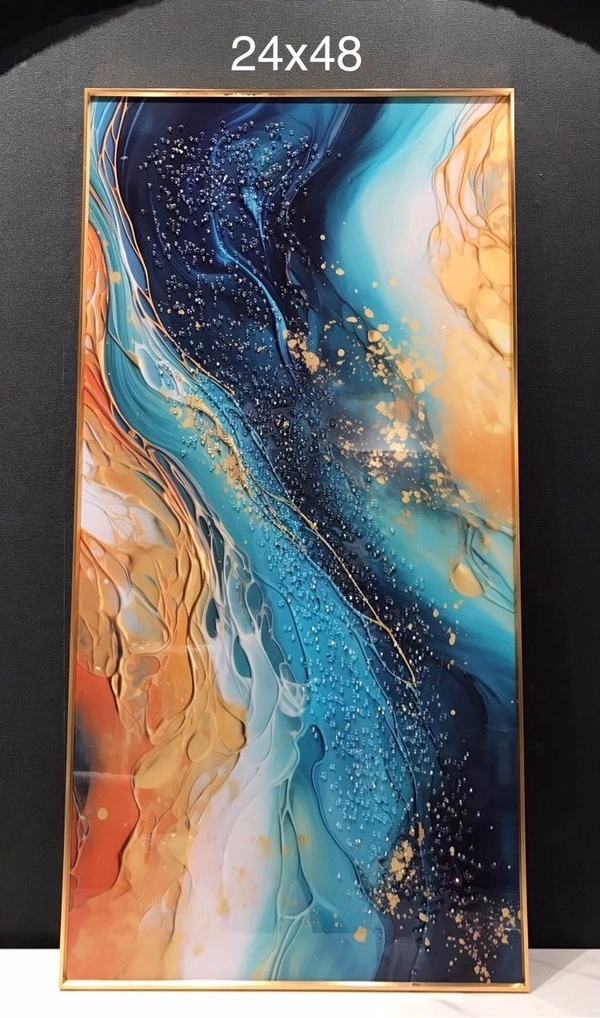 Crystal painting NY15 - Size 24 x 48 inch