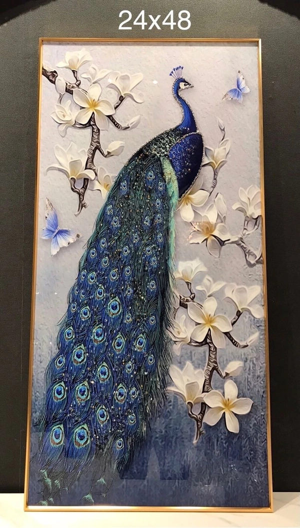 Crystal painting NY19 - Size 24 x 48 inch