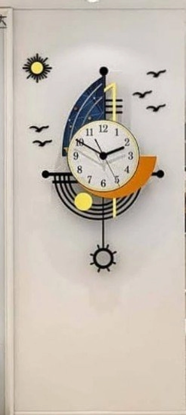 Wall clock AD904 - Size 33 x 22 inxh