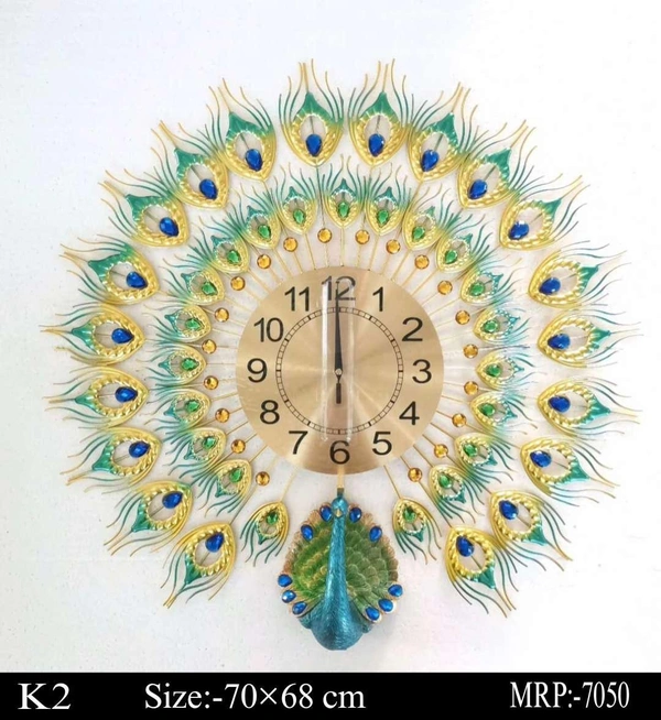 K2 Wall clock - Size 28 x 27 inch