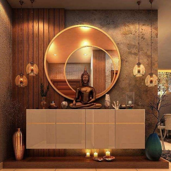 Wall mirror code 7555 - Size 30 inch