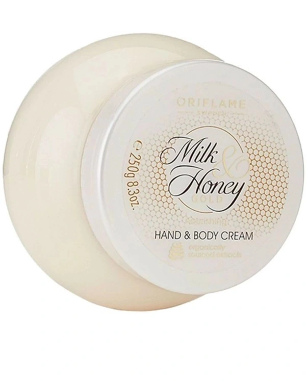 Oriflame Milk And Honey Hand And Body Cream - White, Small