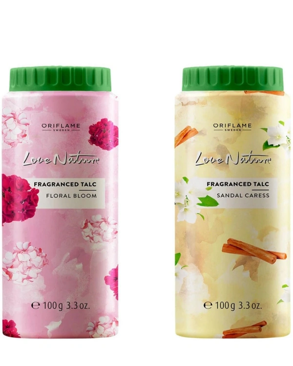 Oriflame Love Nature Fragrance Talc - Small, Papaya Whip