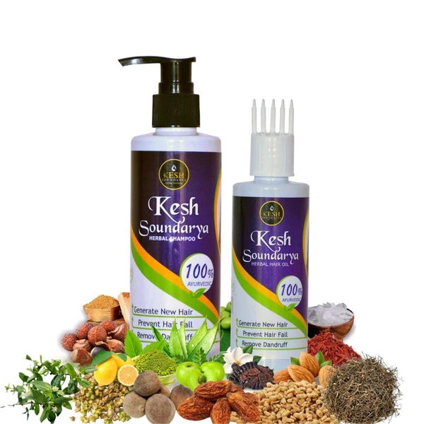 Keshsoundarya Herbal Oil & Shampoo 