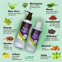 Best Ayurveda Keshsoundarya Herbal Hair Oil 100ml + Herbal Shampoo 250ml + Best Pimple Soap 125gm | Promotes Hair Growth & Control Hair Fall | Remove Acne, Pimples | Combo Pack
