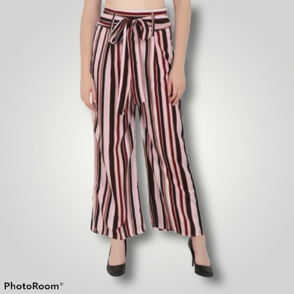 Striped Palazzo  - M, Multicolored