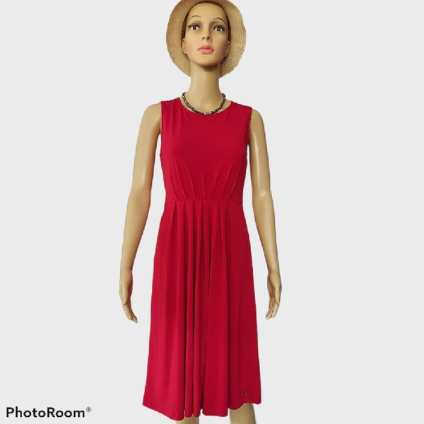 Viscose Dress - Red, XS
