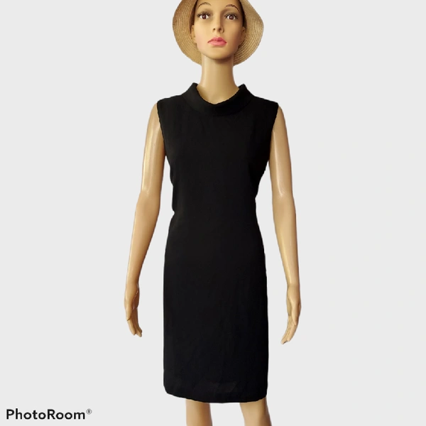 Mock Neck Dress - L