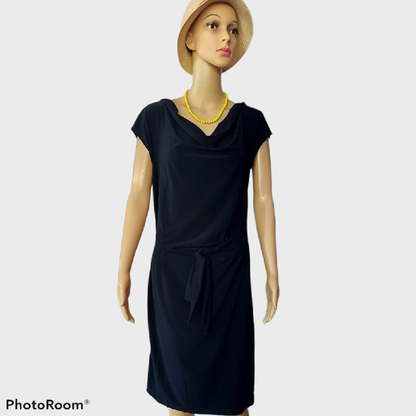 Solid Sheath Dress - M