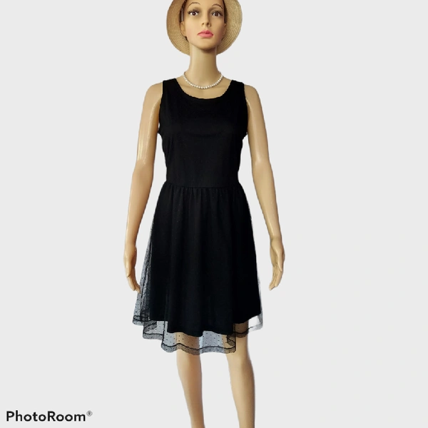 Dimond Back Sheath Sleeveless Dress - L