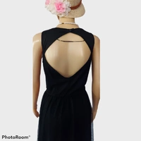 Dimond Back Sheath Sleeveless Dress - L