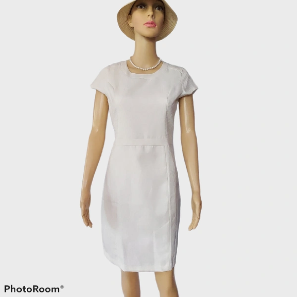 Solid Sheath Dress - M