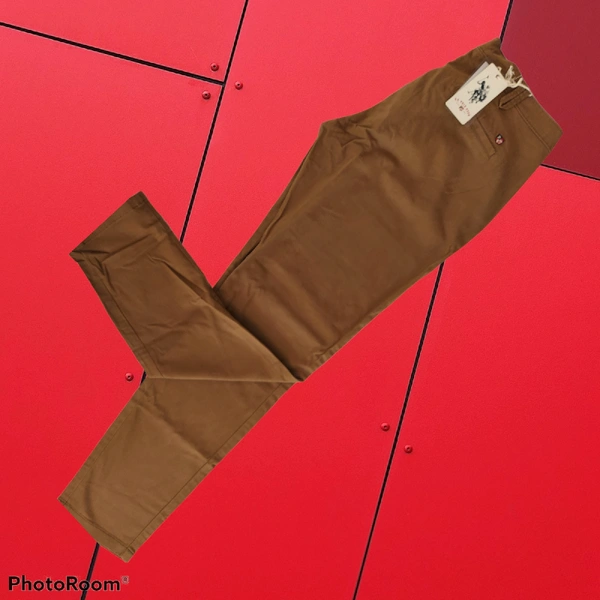 Cotton Trouser - 30, Brown