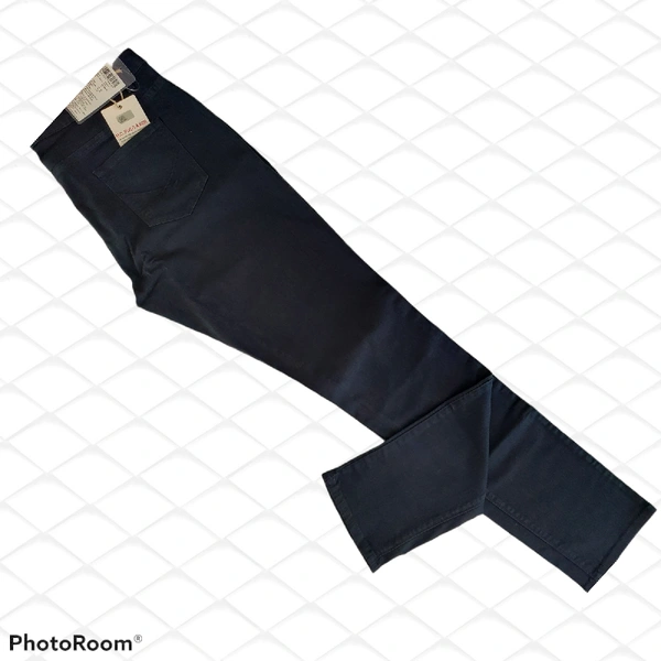 Cotton Trouser - 32, Blue Night