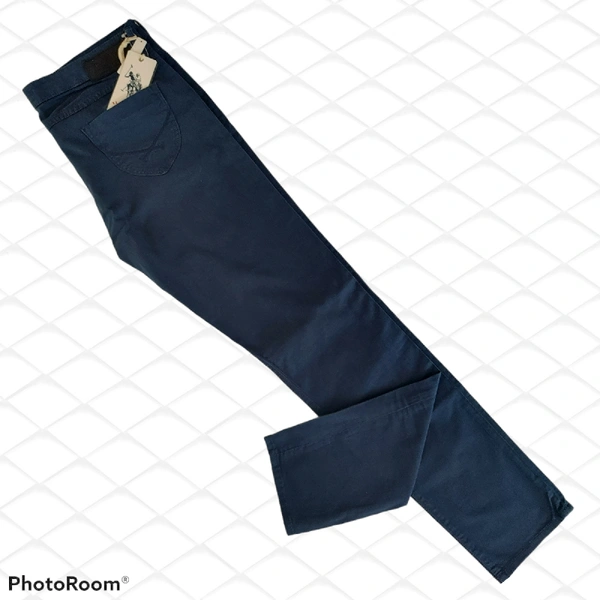 Cotton Trouser - 32, Moroccan Blue