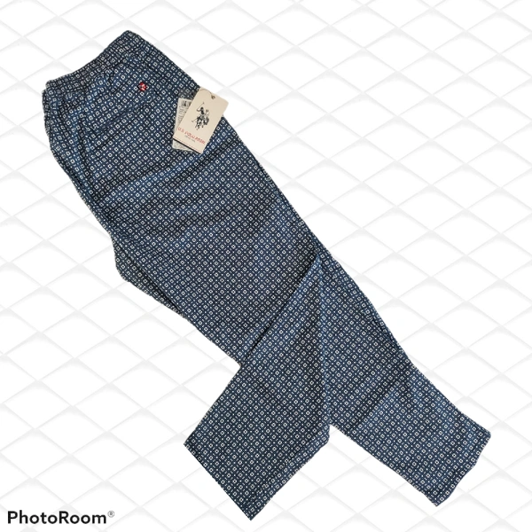 Cotton Trouser - 36, Blue