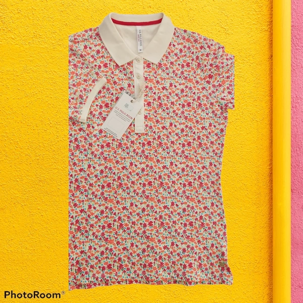 Polo T Shirt - M, Multicolored 