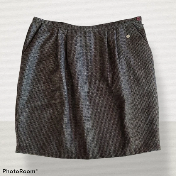 Pleated Skirt - 32, Grey
