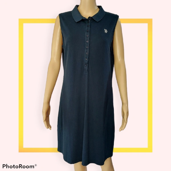 Polo Dress - XXL, Navy