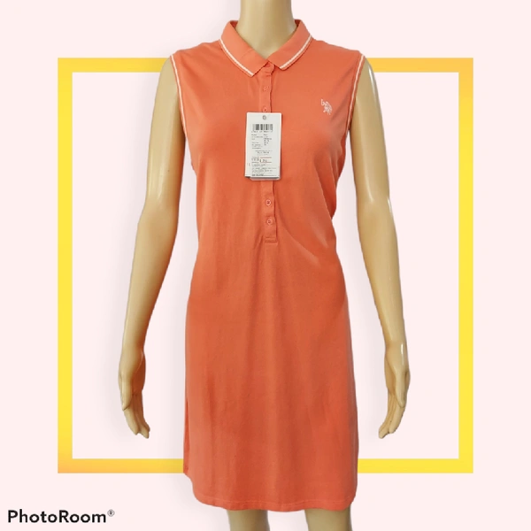 Polo Dress - XXL, Orange 