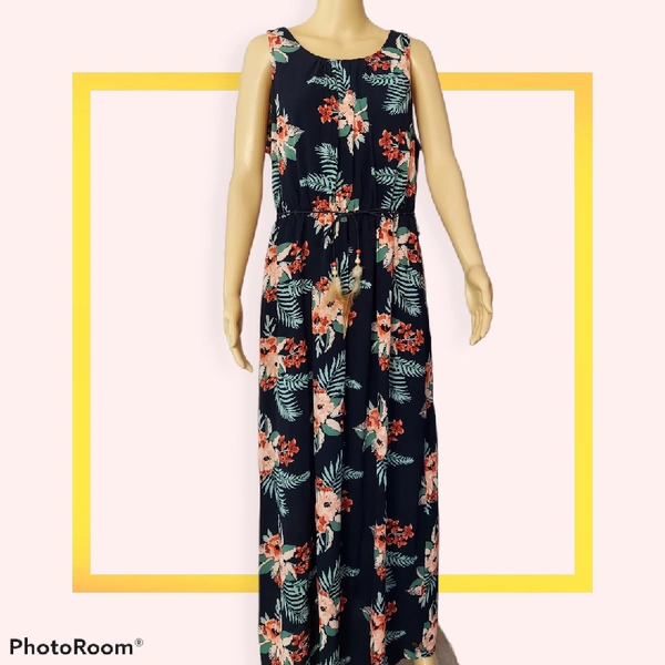 A Line Dress - XL, Navy