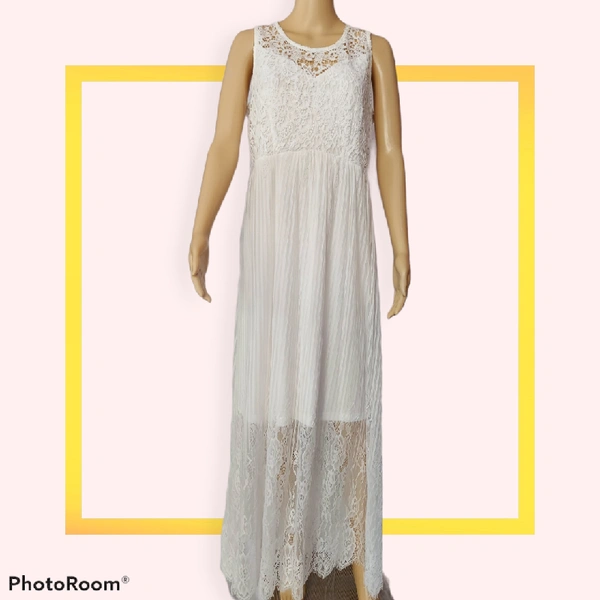 A Line Dress - M, White