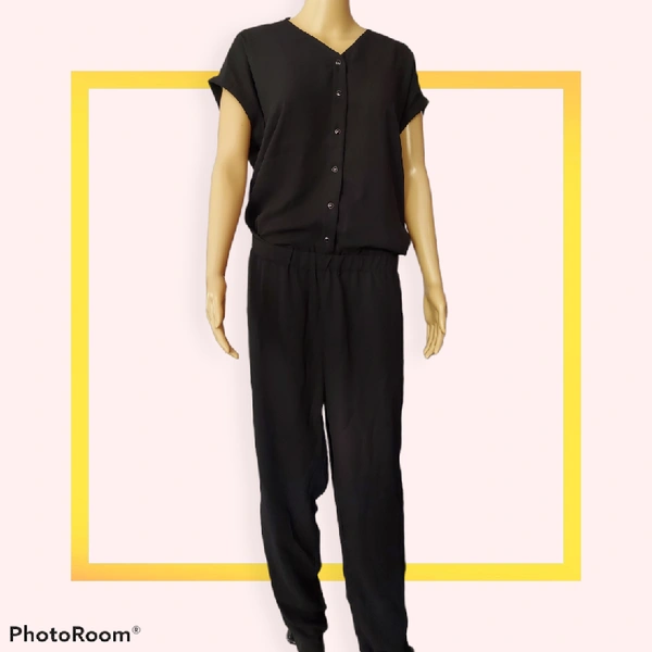 Jumpsuit  - XXL, Black