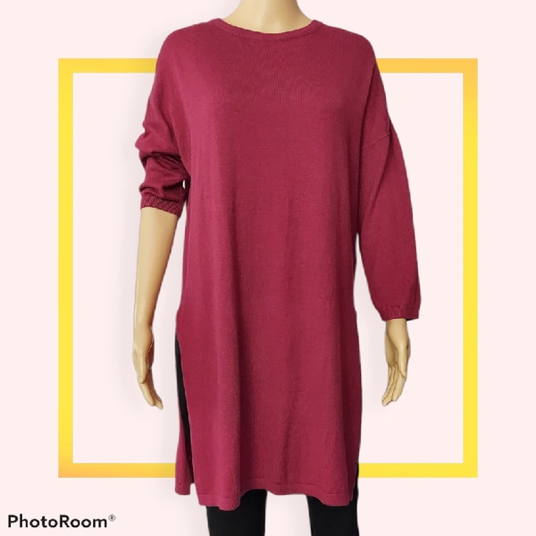 Long Top - XL, Maroon 