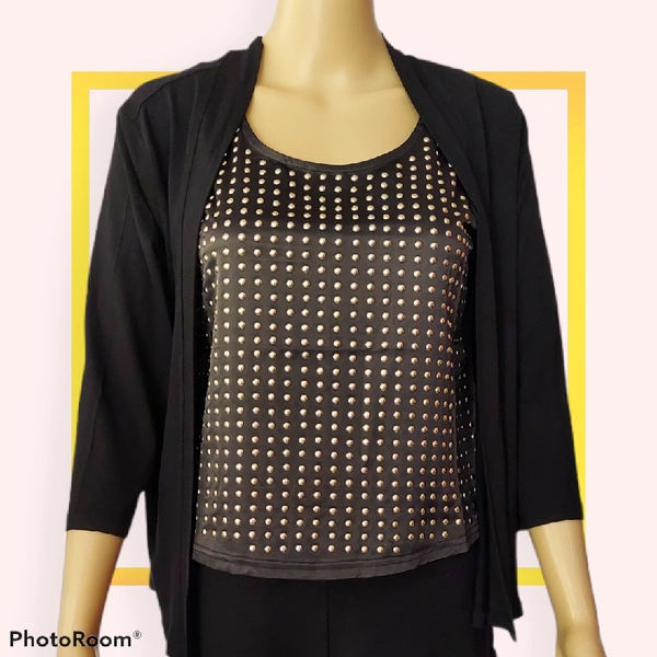 Studded Top - XS, Black