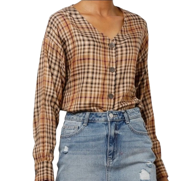 Shirt - L, Brown