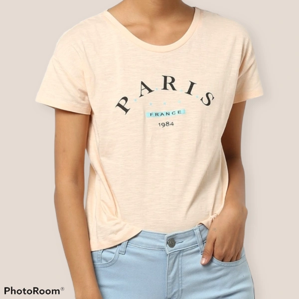 T Shirt - S, Cream