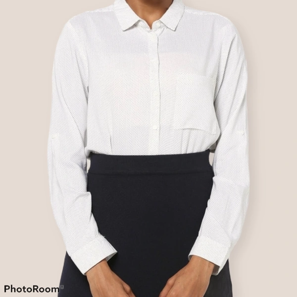 Dotted Shirt - L, White