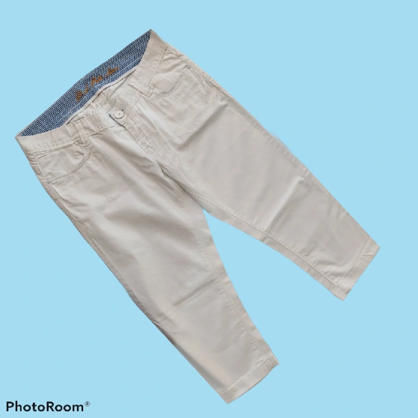 3/4 Trouser - 30, White