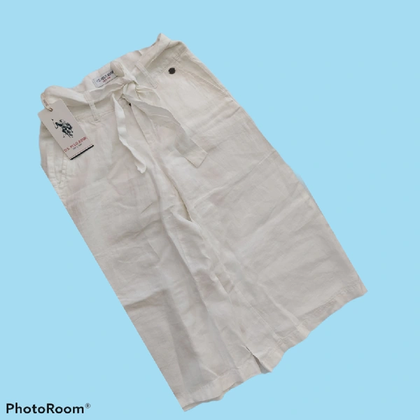 Cotton Trouser - 26, White