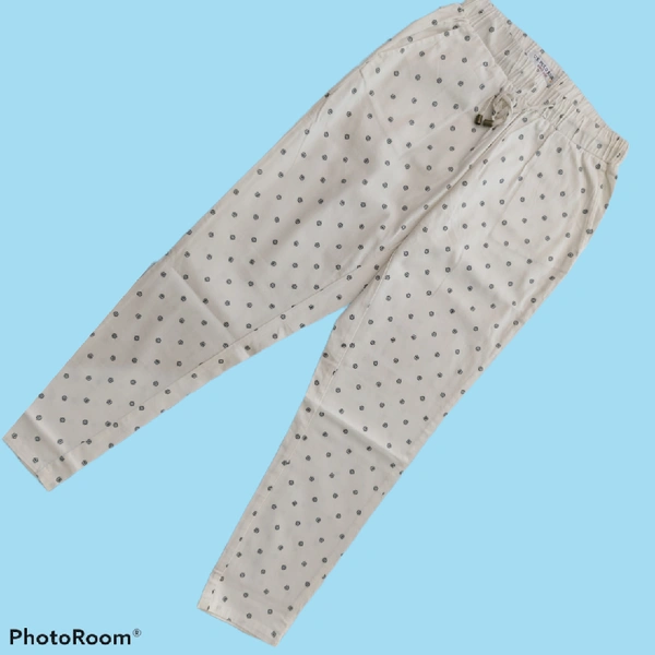 Cotton Trouser - 26, Off White