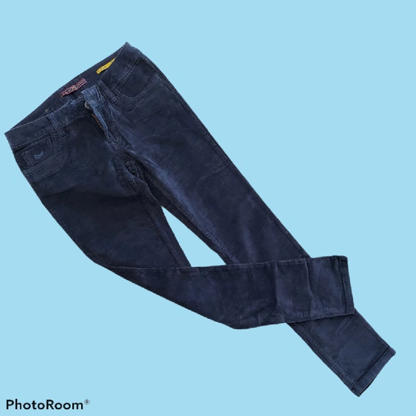 Corduroy Trouser - 28, Navy