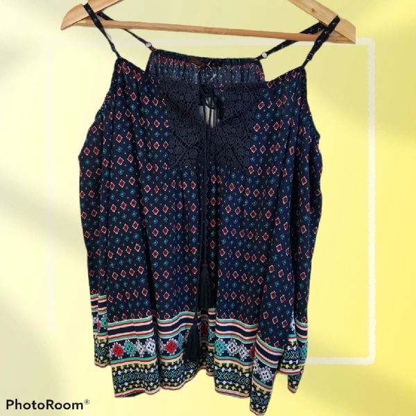 Strap Top - XL, Navy