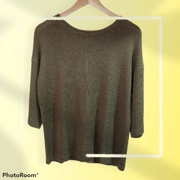 Knitted Top - L, Green